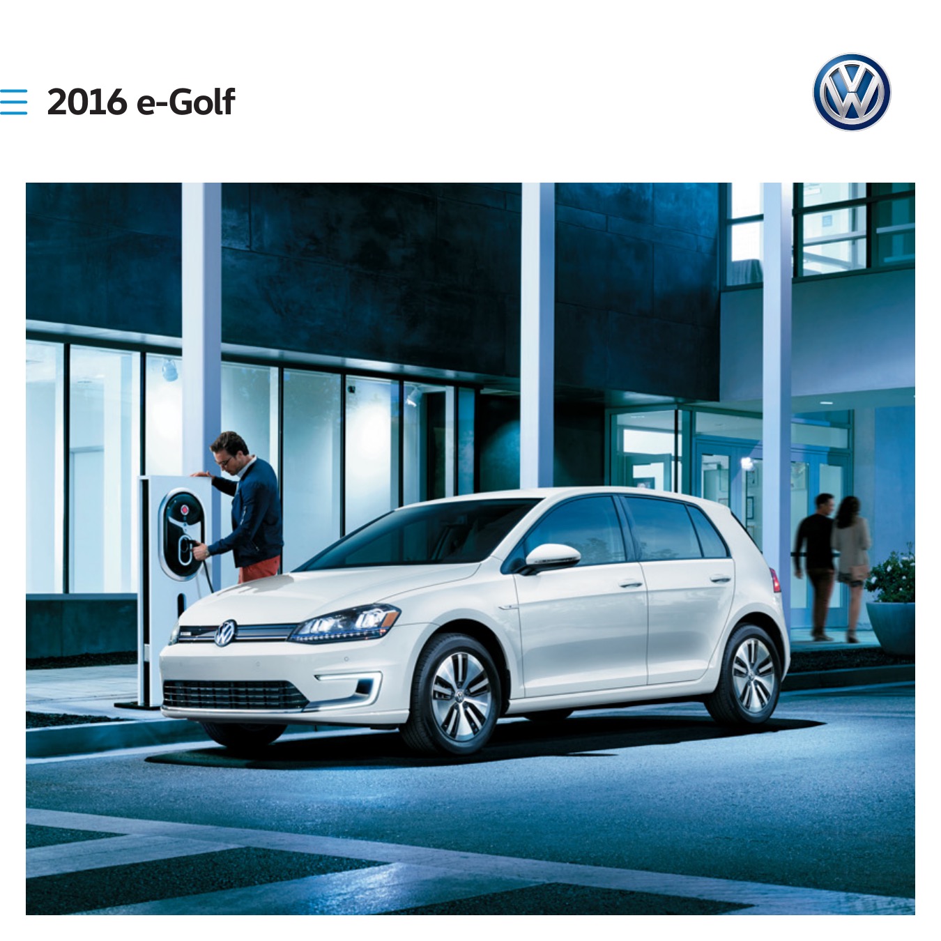 2016 VW Golf e Brochure Page 2